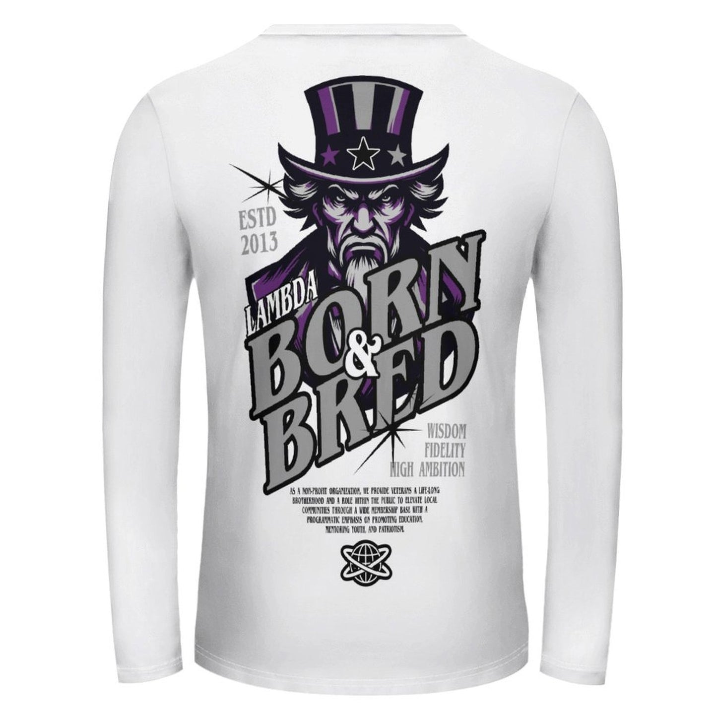 KLC Born and Bred LS T-shirt White