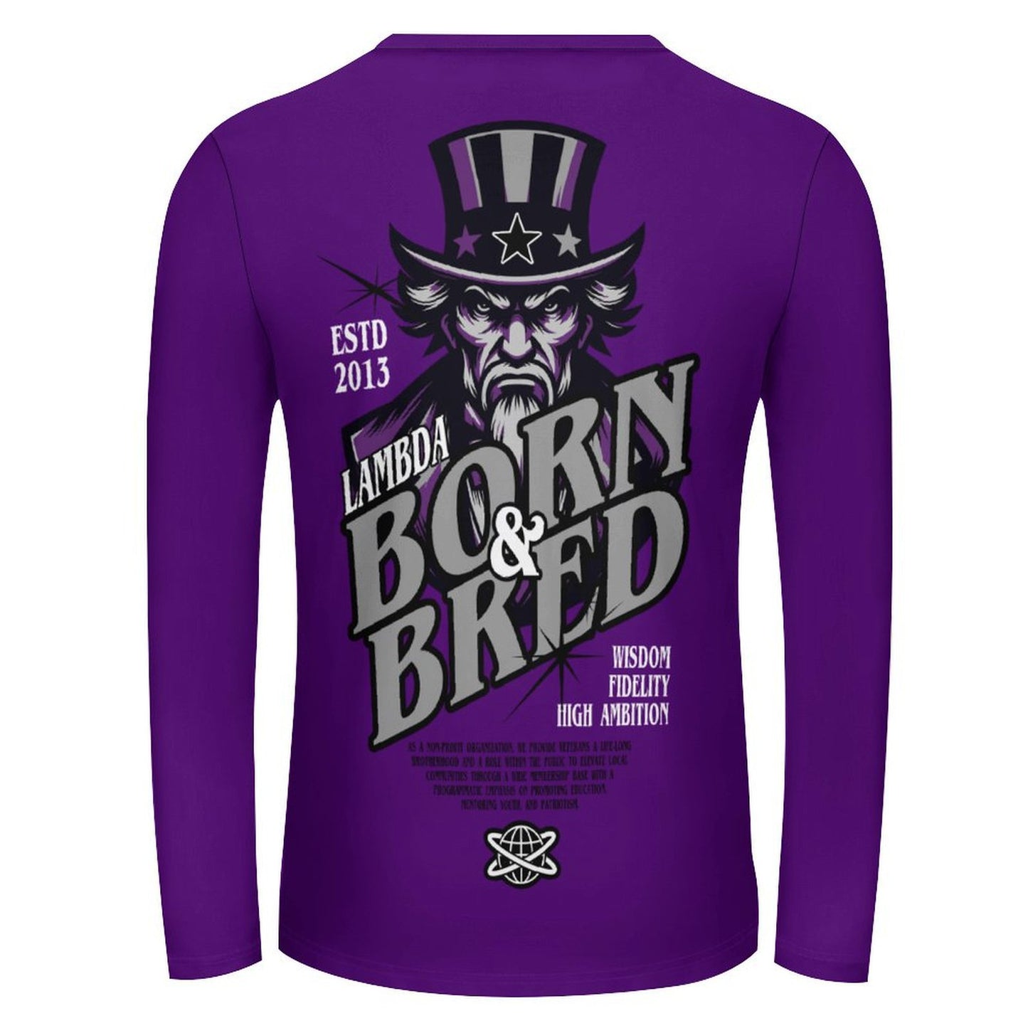 KLC Born and Bred LS T-shirt Purple