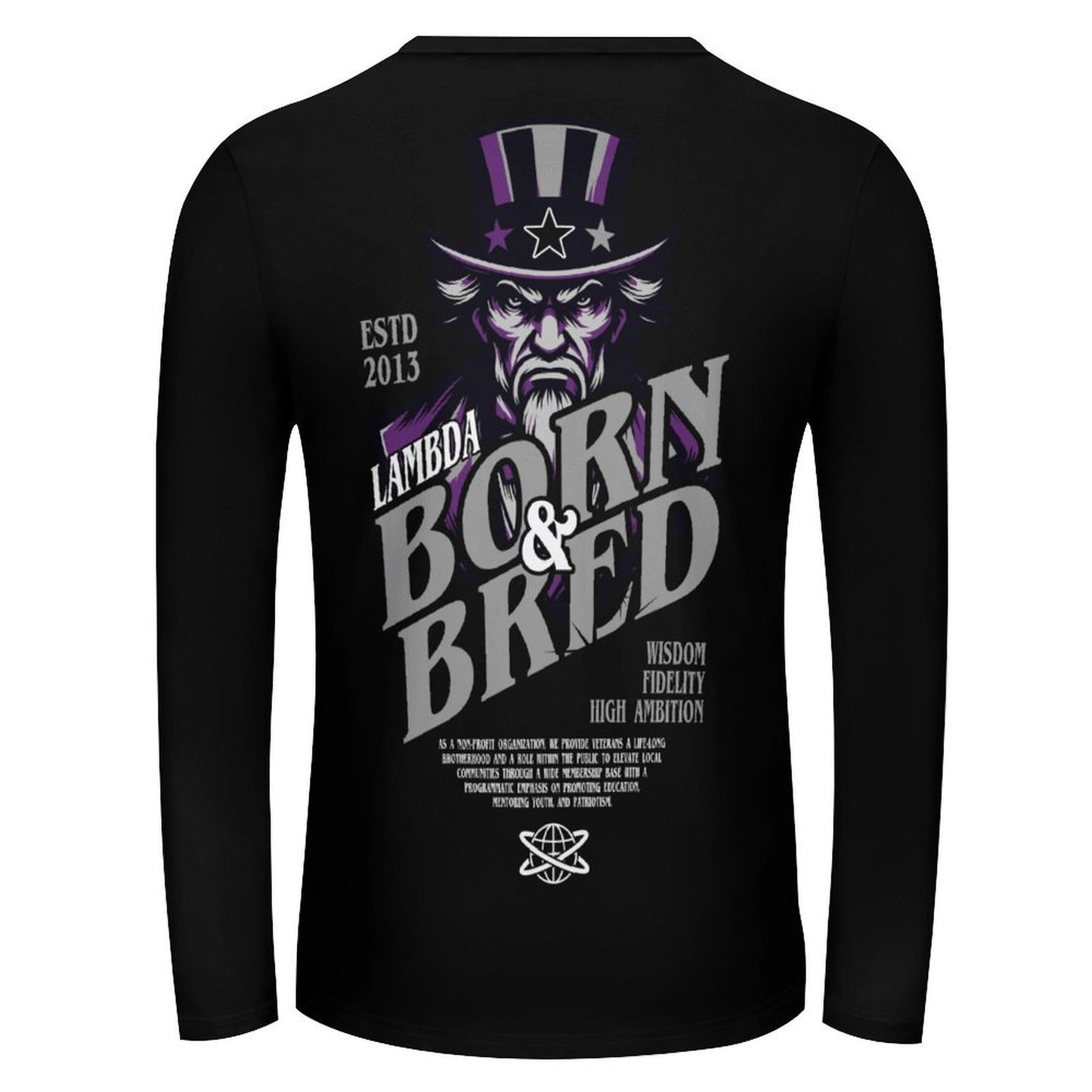 KLC Born and Bred LS T-shirt Black