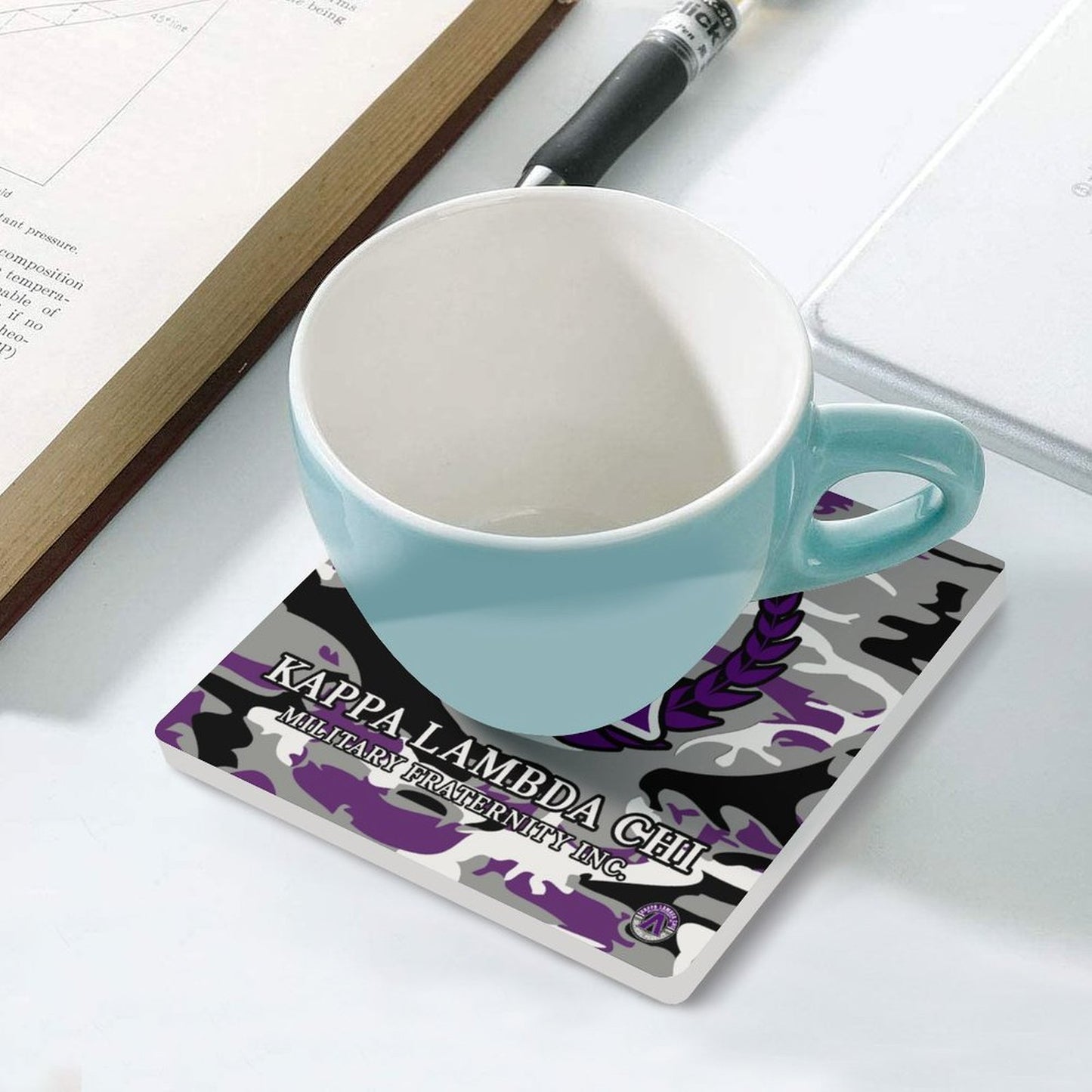 KLC Ceramic Coasters Square Set of 4 or 6
