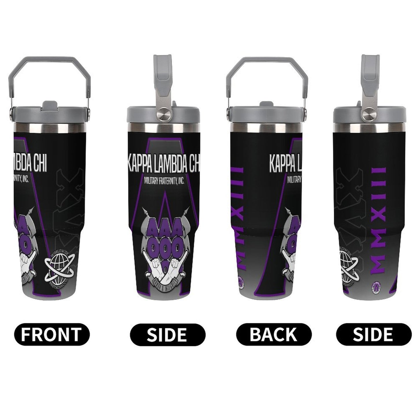 KLC 30oz Tumbler with Top Handle