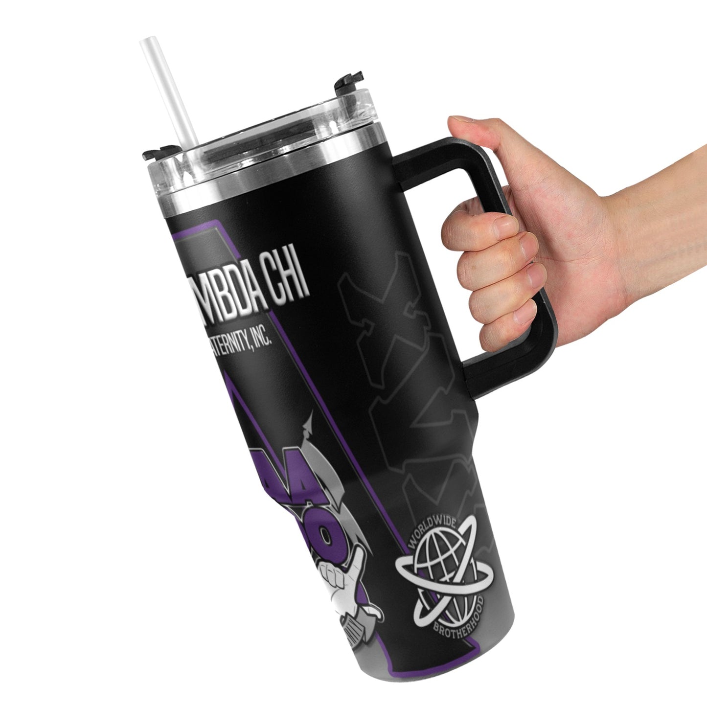 KLC Standard Tumbler 40oz Tumbler with Black Handle