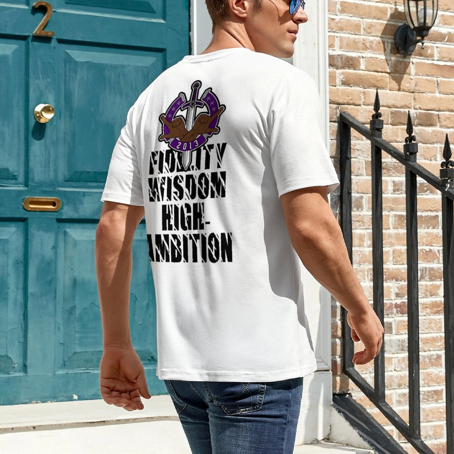 KLC Crossed Hands T-shirt White