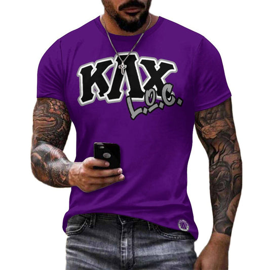 KLC Crossed Hands T-shirt Purple