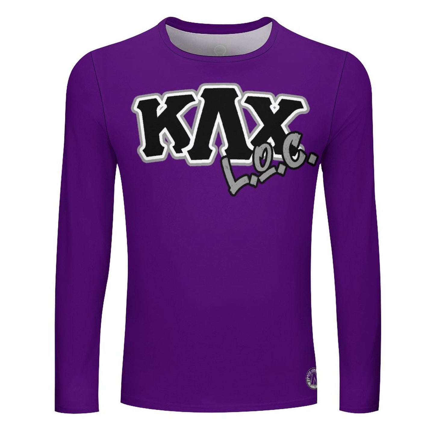 KLC Crossed Hands LS T-shirt Purple