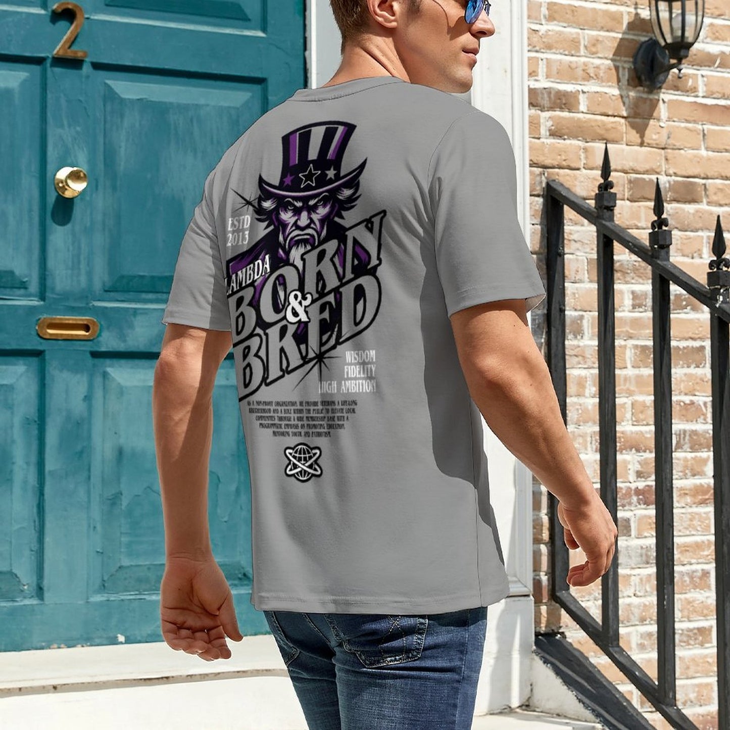KLC Born and Bred T-shirt Grey