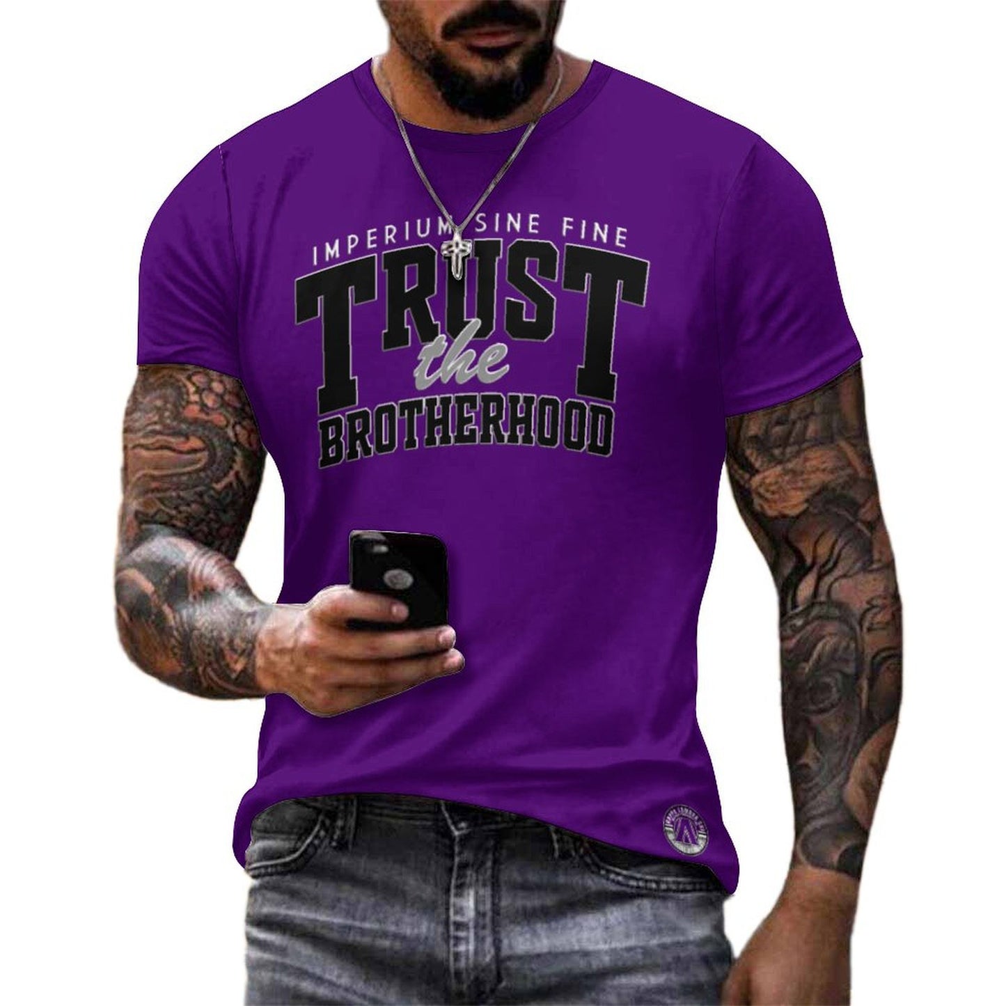 KLC Trust The Brotherhood T-shirt Purple