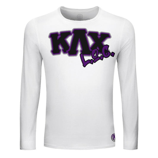 KLC Crossed Hands LS T-shirt White