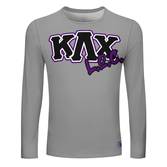 KLC Crossed Hands LS T-shirt Grey