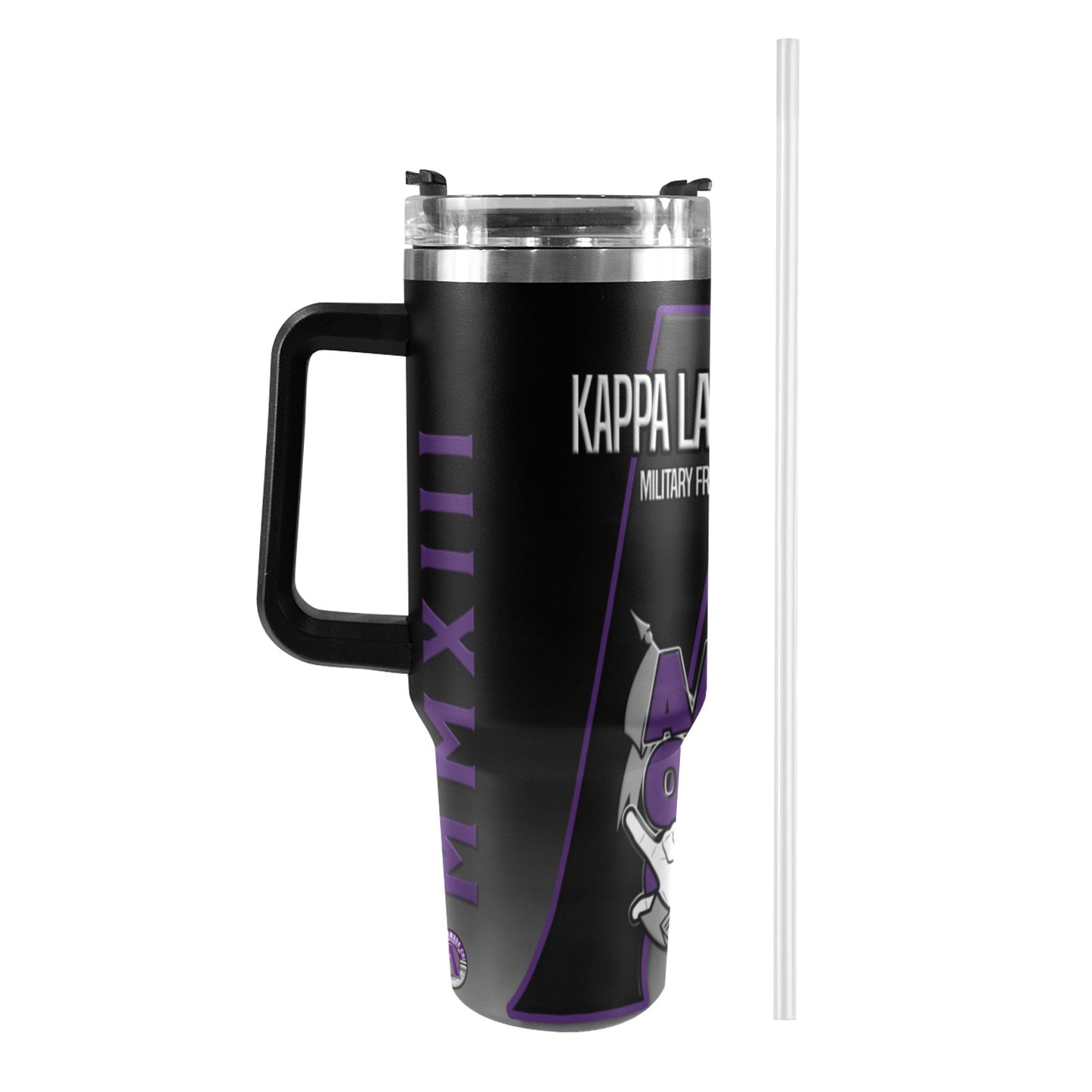 KLC Standard Tumbler 40oz Tumbler with Black Handle